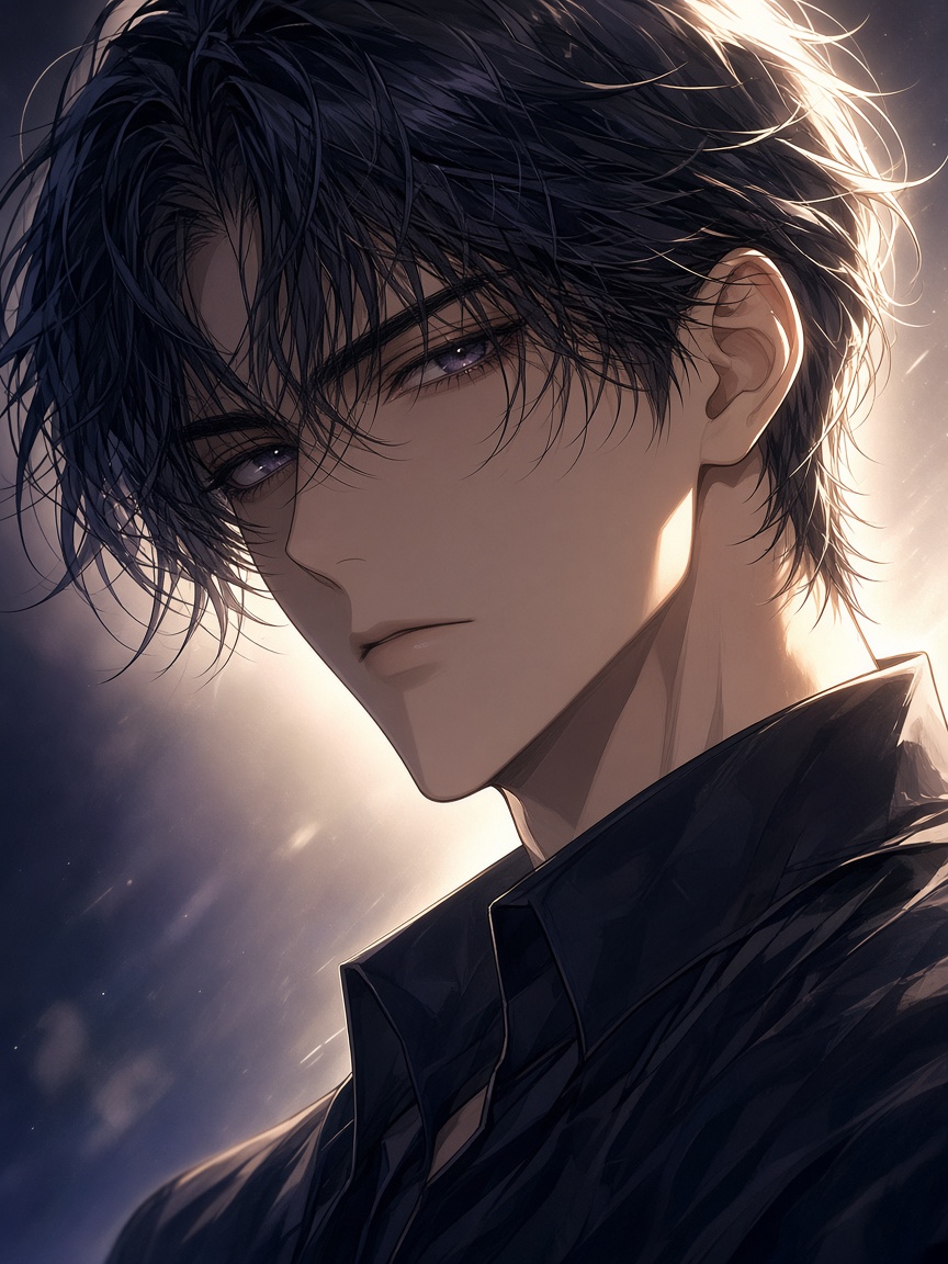 Anime character portrait